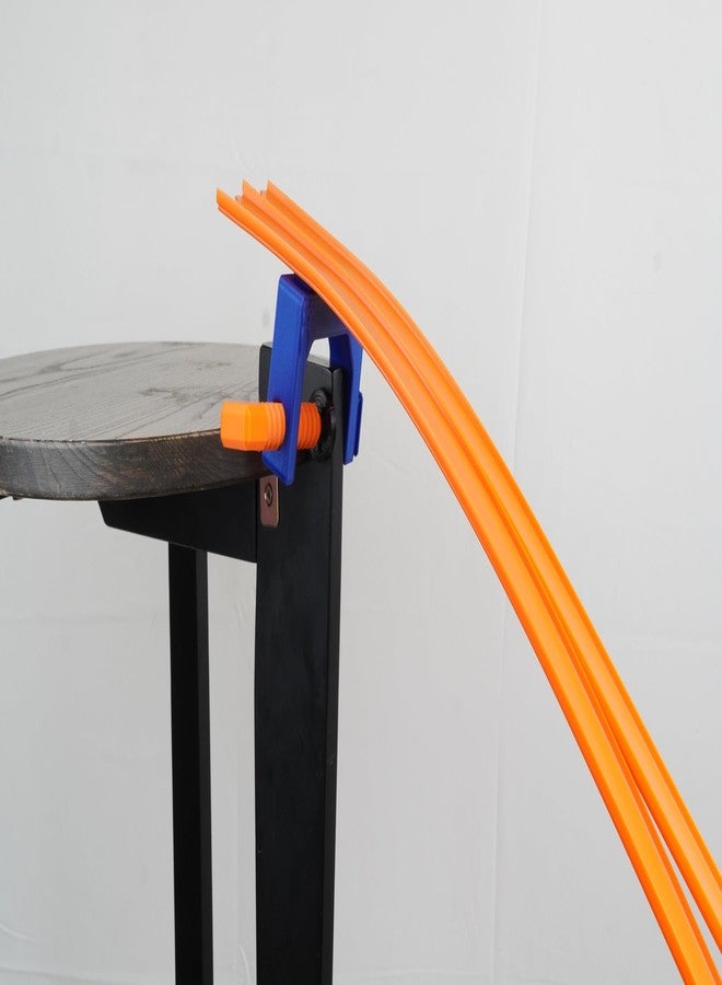 TechConnext Two Lane Start Gate & Track Clamp | Compatible with Hot Wheel Track | Made in USA | Durable PLA Plastic | Small Business - Image 2
